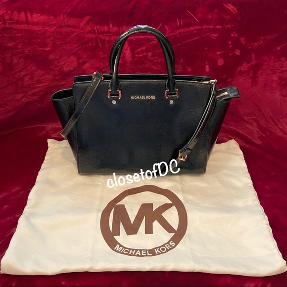 Michael Kors Selma Patent Leather M - Picture 1 of 10